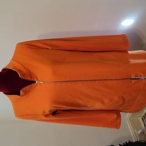 NWOT orange tunic jacket